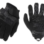 Mechanix Wear TAA Dex Grip Covert black gloves, pair showing branded back and textured palm