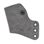 Safariland INCOGX SMALL MAG CADDY RH, black front view with three mounting holes