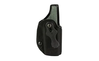 primary-13180 Safariland SL SPECIES FOR GLK 43/43X COR BLK RH black holster, right side view with belt clip