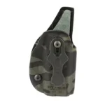Safariland SL SPECIES HELLCAT COR MCBLK RH, camouflage holster front view with belt loop