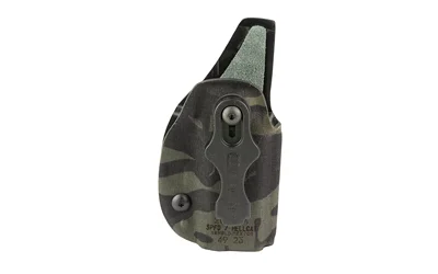 primary-13184 Safariland SL SPECIES HELLCAT COR MCBLK RH, camouflage holster front view with belt loop