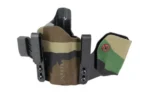 Safariland SL INCOG P365/X/XL multicam front view with belt clips and magazine carrier