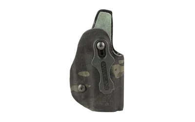 Safariland SL SPECIES P365 green and black multicam front view with belt clip