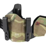 Safariland SL INCOG P365/X/XL green camouflage holster in front view with side carrier