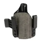 Safariland SL INCOG SIG P365 X-MACRO dark gray front view with black belt clips