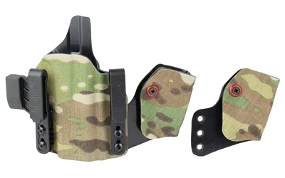 primary-13225 Safariland SL INCOG FOR GLK 43X/48 Multicam front view with sidecar, belt clips and extra panel
