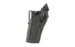 Safariland SL 6360RDS M&P2.0 9CORE black right-side angled view with belt mount and hood