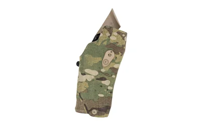 primary-13233 Safariland SL 6354RDSO FITS GLK 19 RD LT MC RH Multicam holster, right-side view with optic hood