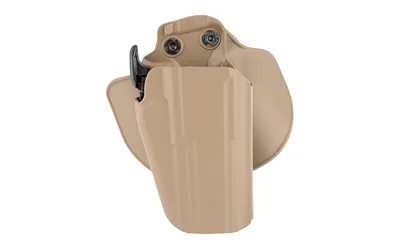 primary-13279 Safariland SL 578 GLS Wide Long Slide holster, FDE front view with paddle backing