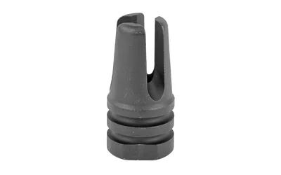 LBE AR15 556 FLASH HIDER 3PRONG BLK black angled view with three open prongs