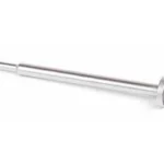 LBE AR15 FIRING PIN silver side view with stepped shaft and flanged head