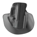 Safariland SL 5198 holster, black front view with belt clip and molded handgun profile