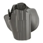 Safariland SL 578 GLS PRO-FIT STANDARD BLK RH black holster, angled front view with belt attachment