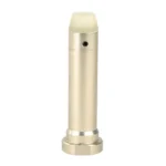 LBE AR15/M16 H1 HEAVY CARBINE BUFFER, upright gold-tone buffer with side hole and flanged base