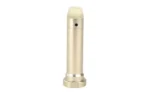 LBE AR15/M16 H1 HEAVY CARBINE BUFFER, upright gold-tone buffer with side hole and flanged base