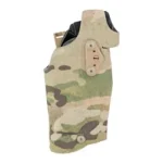 Safariland SL 6354DO FOR G17 QLS 19 MUL CAM RH Multicam holster, right-side view with hood