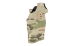 Safariland SL 6354DO FOR G17 QLS 19 MUL CAM RH Multicam holster, right-side view with hood