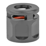 Griffin Micro Carry Comp 13.5x1LH gray angled view with top opening and side ports