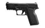 FUSION XF PRO black pistol, left-side view with textured grip and accessory rail