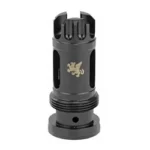 GRIFFIN Flash Comp in black, front-side view with three open ports