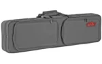 SKB HYBRID TAKEDOWN O/U CASE black soft case, front view with handles and zippered pockets
