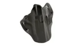 DESANTIS SPD SCBRD 1911R black right-hand holster, angled front view with belt slots