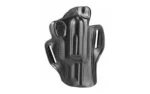 DESANTIS SPD SCBRD JUDGE black right-hand holster, front view with stitched belt slots