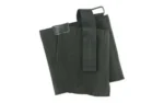 DESANTIS APACHE SM FRM REV black right-hand fabric holster, rear view with strap and buckle