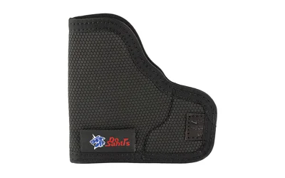 DeSantis Nemesis Ruger LCP black pocket holster, side view with textured fabric