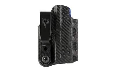 DeSantis Slim-Tuk SIG P365 ambidextrous black carbon-fiber-pattern holster with belt clip