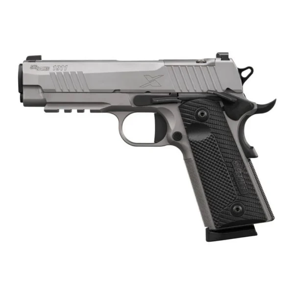 Sig Sauer XCarry Stainless Handgun .45 Auto 8rd Magazines(2) 4.5" Barrel Optic Ready SAO