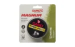 GAMO MAGNUM SP DBL RING .22 250CT pellets in round tin on green blister packaging, front view