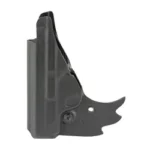 DeSantis Pocket Partner Bodyguard 2.0 Ambi black holster, side view with curved profile