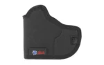 DeSantis Nemesis P365 X-Macro black pocket holster, side view with textured fabric
