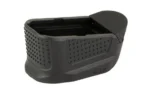 STRIKE ENHNCD MAG PLATE +2 FOR G43X black angled top view with open top and textured sides