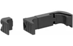 STRIKE MAG RELEASE FOR GLOCK G4/5 BK black magazine release shown from multiple angles