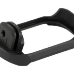 STRIKE MAGWELL FOR GLOCK 19/23 GEN 5 black flared magwell in angled top view