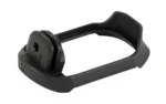 STRIKE MAGWELL FOR GLOCK 19/23 GEN 5 black flared magwell in angled top view