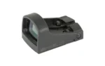 Shield Sights SHLDS SMS POLY MINI SGHT, black front-left view with tinted lens and adjustment controls