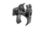 STRIKE BRL CLMP 1301 TAC/A300 ULT, black angled view with split rings and mounting bolts