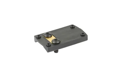 Shield Sights SHLDS LP MOUNT FOR CZ SHADOW 2 black mounting plate, angled top view with posts