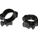 Burris Company Inc. Burris Deluxe Solid Steel .22 Rings 1" Medium 0.80" Actual Height - Gloss