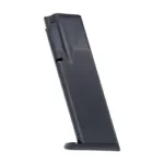 Tanfoglio Standard K magazine black, angled side view with flat base plate