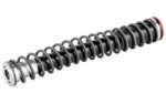 LaserMax LMS-1131 for GLK 19 black guide rod assembly with coiled spring, angled side view