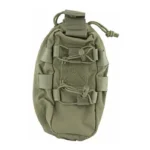 Grey Ghost Gear GGG Slim Medical Pouch Ranger Green, front view with webbing and cord pulls