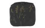 Grey Ghost Gear GGG Pistol Soft Case Multi Blk, front view with dark camouflage panel and zipper