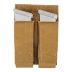 Grey Ghost Gear GGG DOUBLE PISTOL MAG POUCH COY