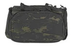 Grey Ghost Gear GGG Range Bag Multi BLK, black camouflage bag in front view with handles and zippers