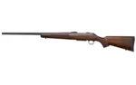 CZ CZ 600 ST3 American rifle with brown wood stock and black barrel, right-side view