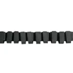 Grey Ghost Gear GGG 40MM 12RD BELT/BANDOLIER, black belt with multiple elastic loops